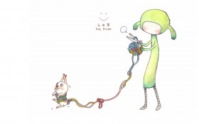 台湾插画家黄匀弦插画桌面壁纸