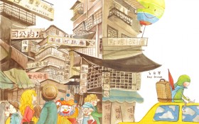 台湾插画家黄匀弦插画桌面壁纸