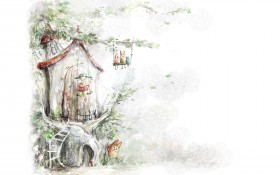 少男少女梦幻桌面壁纸