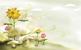 童话秋天桌面壁纸