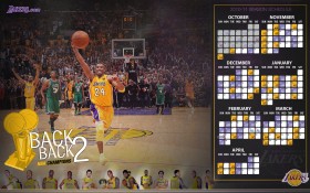 2011年NBA赛季洛杉矶湖人队桌面壁纸
