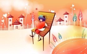 韩国插画桌面壁纸