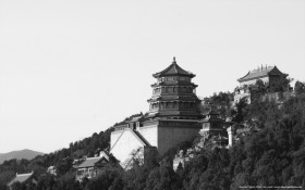 人文建筑黑白摄影桌面壁纸