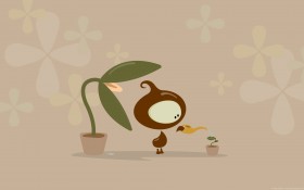 怪趣插画桌面壁纸
