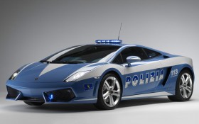 兰博基尼Gallardo LP560-4 Polizia警车桌面壁纸