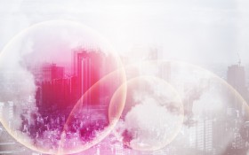 城市与环境保护主题设计桌面壁纸