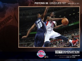 2010-11赛季NBA：底特律活塞赛队桌面壁纸