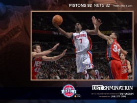 2010-11赛季NBA：底特律活塞赛队桌面壁纸