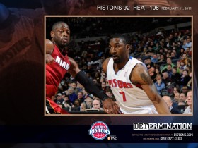 2010-11赛季NBA：底特律活塞赛队桌面壁纸