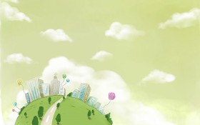 可爱插画桌面壁纸