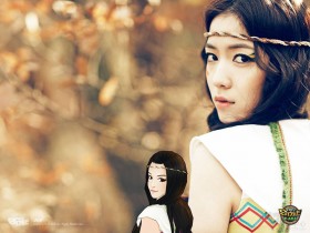 街头篮球 美女代言桌面壁纸