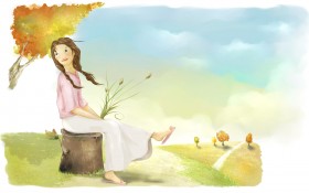 梦幻卡通风景桌面壁纸