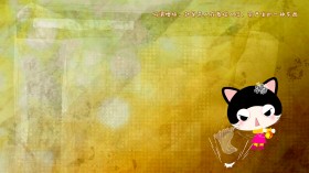 可爱卡通小猫桌面壁纸