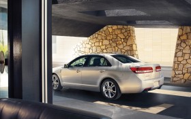 2012林肯复合动力版Lincoln MKZ Hybrid汽车桌面壁纸