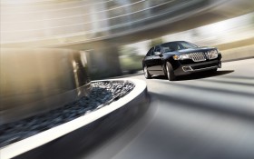 2012林肯复合动力版Lincoln MKZ Hybrid汽车桌面壁纸