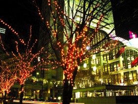 日本神户圣诞之夜桌面壁纸