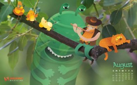 2011年Smashing8月月历桌面壁纸