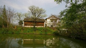 西溪国家湿地公园桌面壁纸[1366x768]