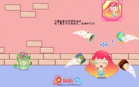 Mini姐妹卡通桌面壁纸[1440x900]