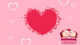 Nomo Love 爱情主题可爱卡通壁纸