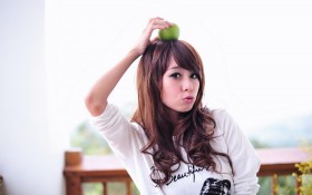 台湾美女唐葳壁纸