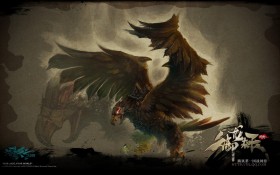 《御龙在天》手绘猛将原画壁纸