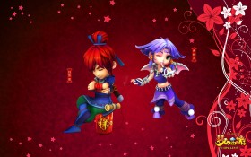 大型Q版网游《梦幻西游》游戏壁纸