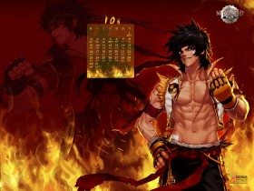 腾讯QQ 2011年10月月历桌面历壁纸