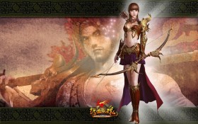 三国网游《赤壁》柳岩代言桌面壁纸