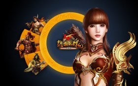 三国网游《赤壁》柳岩代言桌面壁纸