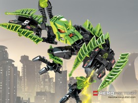 LEGO Hero Factory 乐高英雄创库广告创意桌面壁纸