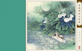 李晓明工笔画桌面壁纸