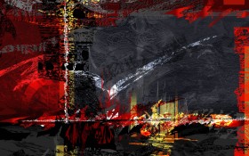 杂乱背景插画桌面壁纸