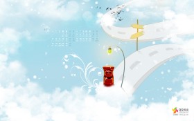 2011年12月 腾讯QQ月历桌面壁纸