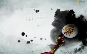 2011年12月 腾讯QQ月历桌面壁纸