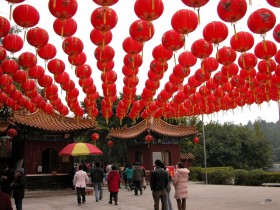 华南地区最大的佛门圣地南海观音寺桌面壁纸
