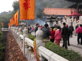 华南地区最大的佛门圣地南海观音寺桌面壁纸