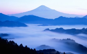 日本的黄昏与黎明高清摄影桌面壁纸