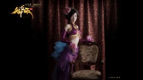 网游御龙在天美女cos桌面壁纸