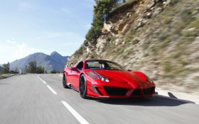 法拉利限量版458 Spider Monaco Edition跑车桌面壁纸