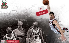 雄鹿队 2011-12赛季NBA桌面壁纸