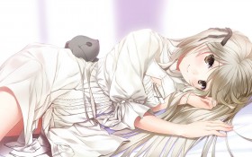 日本动漫中的萌系少女桌面壁纸