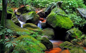 贵州赤水天柱峰佛光岩风景桌面壁纸