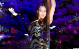 美女明星张馨予桌面壁纸