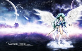 日本科幻题材美少女插画桌面壁纸[1280x800]