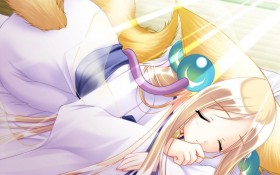日本科幻题材美少女插画桌面壁纸[1280x800]