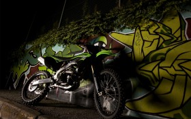 川崎 KX250F摩托桌面壁纸