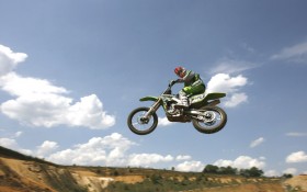 川崎KX450F 摩托桌面壁纸