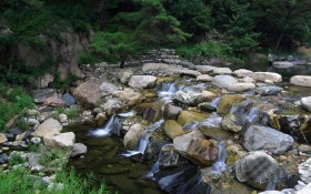 山东桃花峪风景桌面壁纸