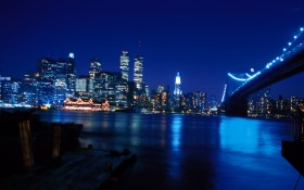 双子大楼风景桌面壁纸